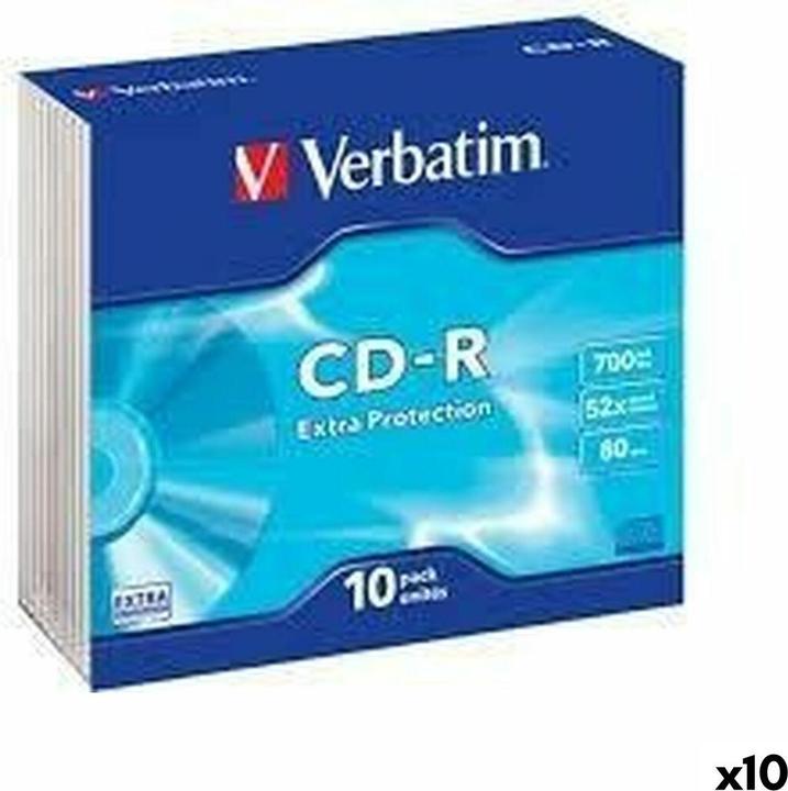 Produktbild Verbatim CD-R Extra Protection 700 MB 52x 10 Stücke (10 Stück) (10 x)