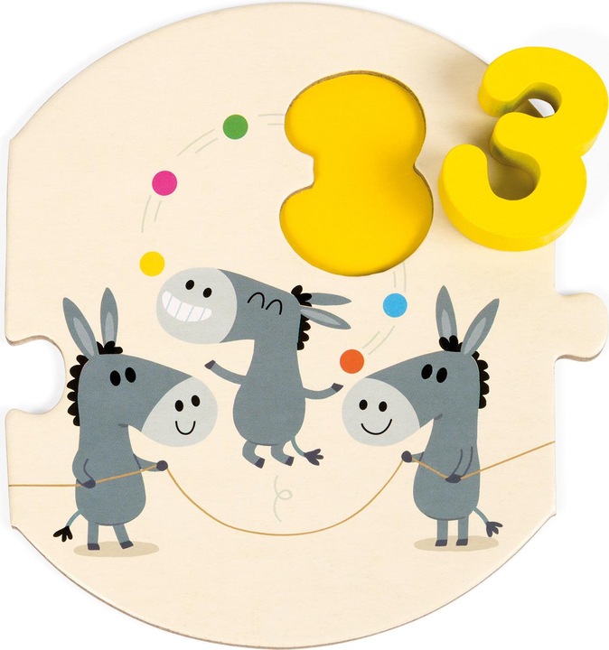 Actual product image Janod learn numbers (10 pieces)