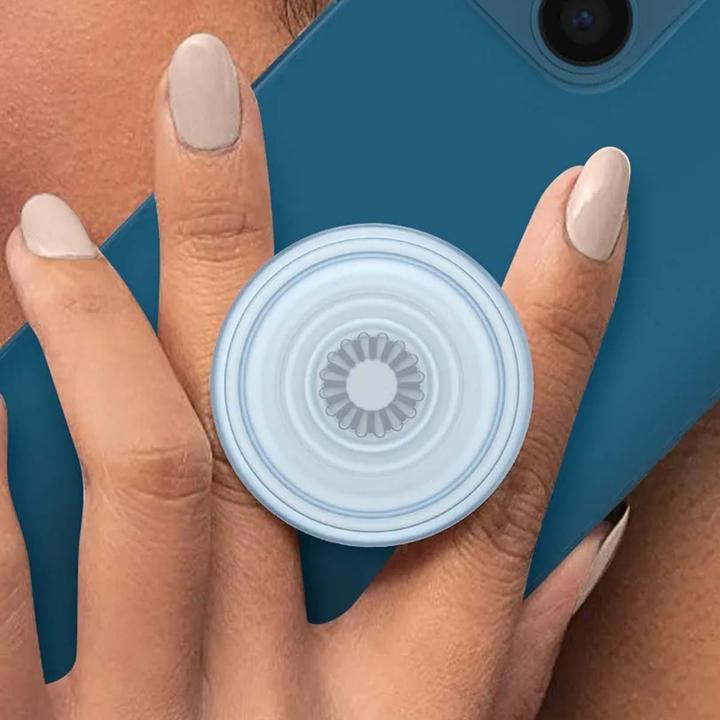 Productafbeelding PopSockets Doorschijnend blauwe PopGrip