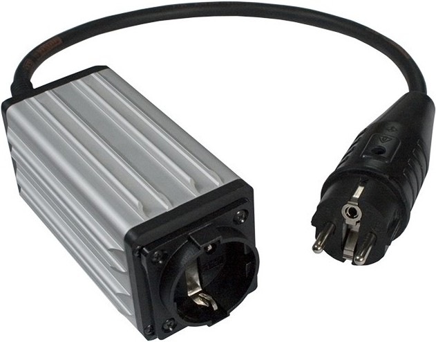 Actual product image Schabus 300118 Starting current limiter ASB 120 Black, aluminium IP54