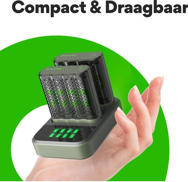 Actual product image GP Batteries Speed Charger (8 pcs., AA, Battery + charger)