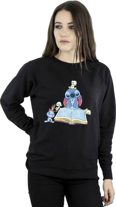 Produktbild Disney Lilo & Stitch Reading A Book Sweatshirt (XL)