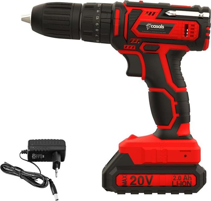 Immagine prodotto Casals Akku-Bohrmaschine/Schrauber 20V CID2050B (Batteria ricaricabile)