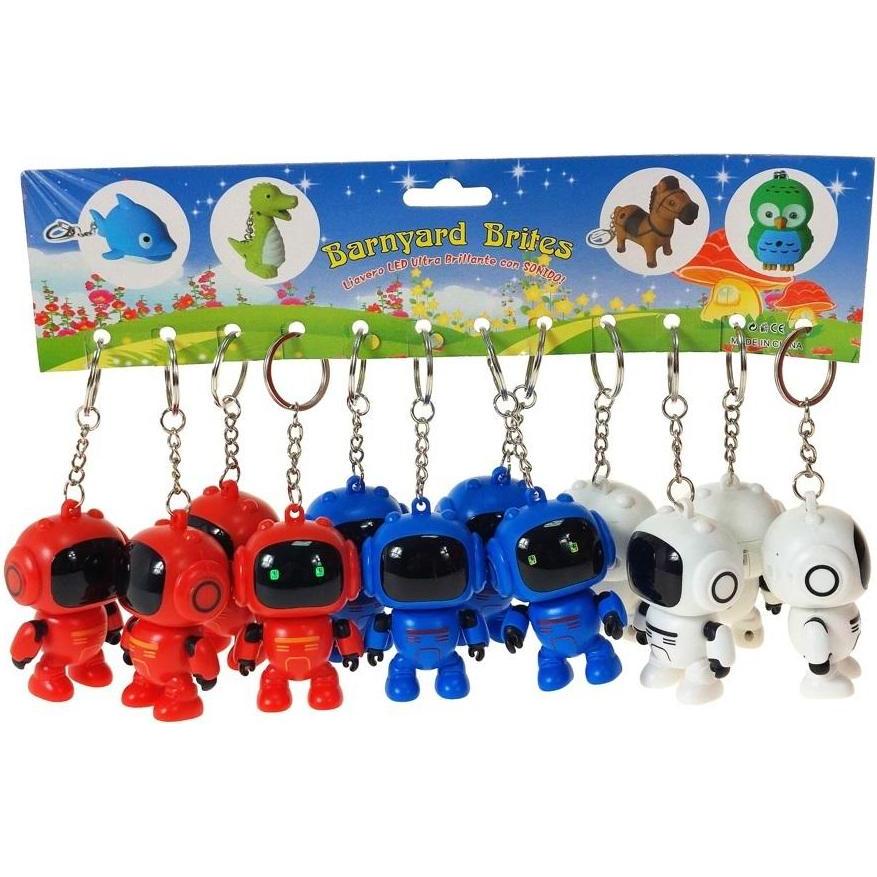 Adar, Portachiavi, MIX Roboter-Schlüsselanhänger (12 Stück)