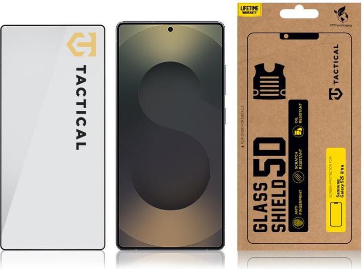 Produktbild Tactical Protective glass Galaxy S25 Ultra Glass Shield 5D (Samsung Galaxy S25 Ultra)