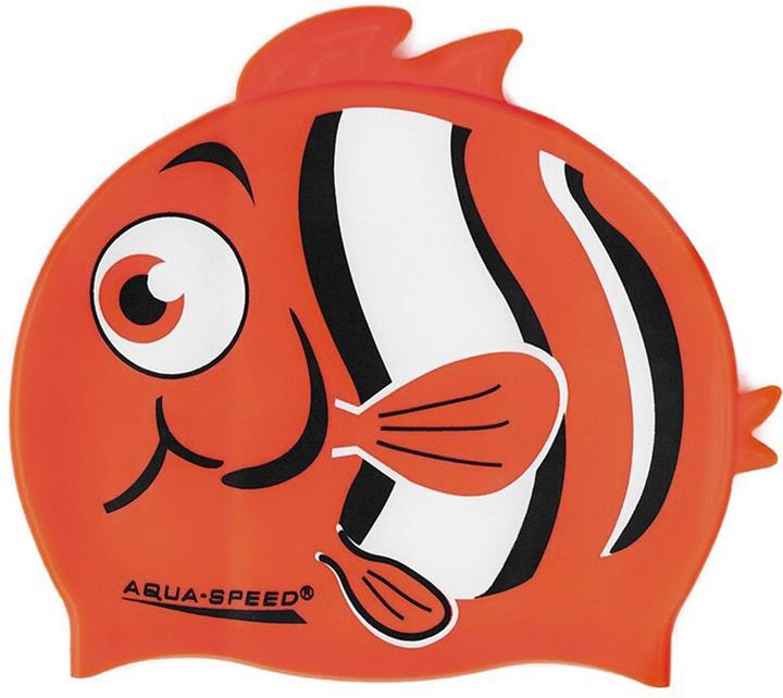 Produktbild Aqua Speed Badekappe Silikon 3D Print Nemo Motiv einfach Fit