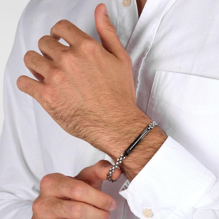 Immagine prodotto Maserati Armband (18 cm, Acciaio inossidabile)