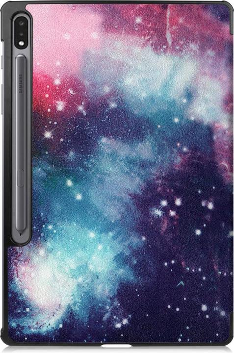 Actual product image Cover-Discount Galaxy Tab S7+ (12.4) - Tri-fold Smart Case Universe (Galaxy Tab S7 FE)