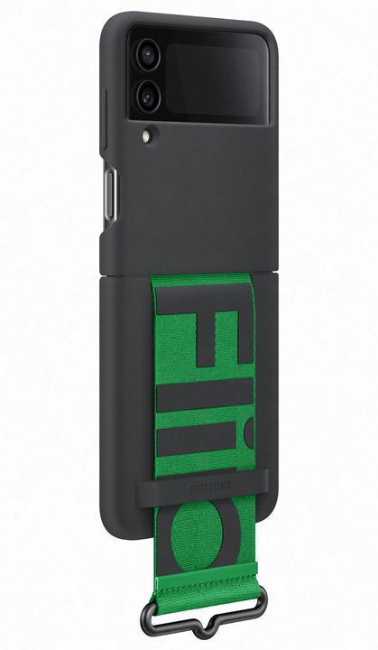 Actual product image Samsung Silicone cover with strap (Samsung Galaxy Z Flip4)