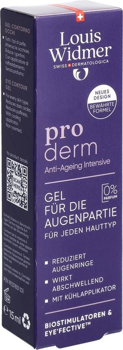 Image du produit Widmer Louis Proderm Gel für die Augenpartie ohne Parfum 15 ml (Gel pour le soin des yeux, 15 ml)