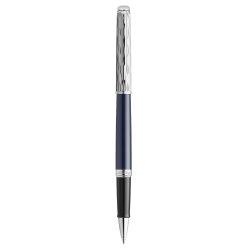 Image du produit Waterman Roller Hémisphère DeLuxe C.C Deep Lacquer F S. (Argent, Bleu, 1 x)