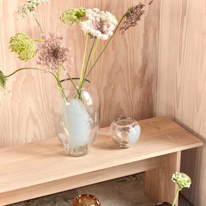 Immagine prodotto OYOY Living Vaso Jali medio 23 cm, Smoke (1 x, 19 x 19 x 27 cm, 9.75 l)