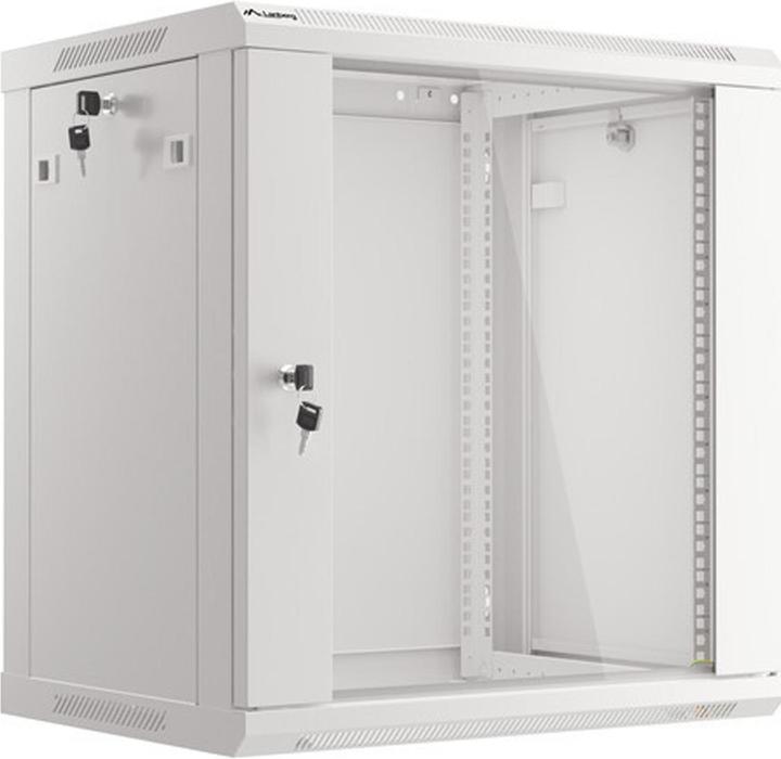 Actual product image Lanberg WF01-6412-10S Rack 12U Wall Mounted Shelf Grey (10.86 RU, 19 inch rack)
