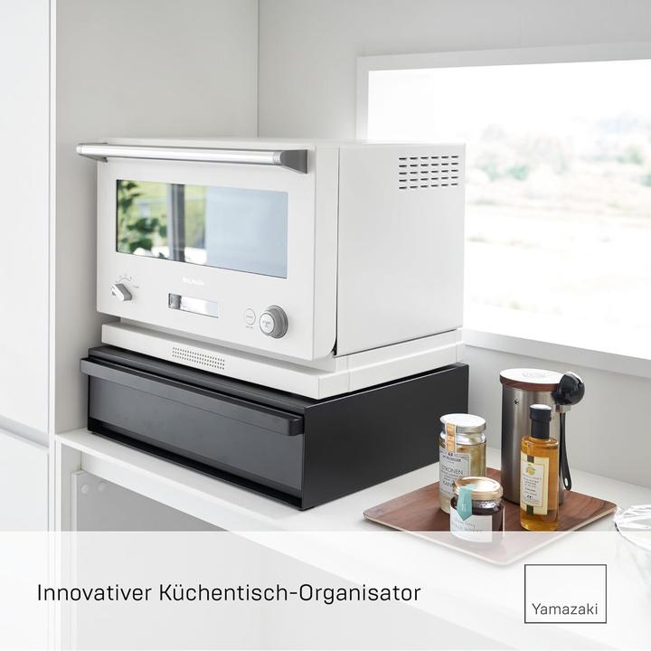 Actual product image Yamazaki Pull-out shelf with drawer for the TOWER kitchen unit