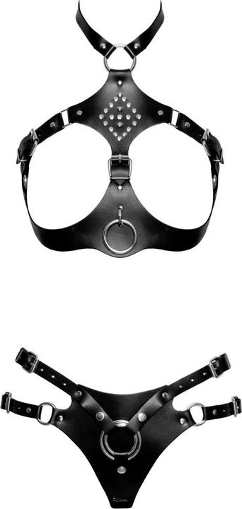 Actual product image Zado Leather harness set (XL)