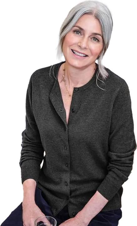 Produktbild Woolovers Strickjacke Rundhalsausschnitt Kaschmir Klassisch (S)