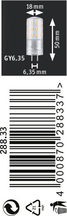 Produktbild Paulmann Stiftsockel (GY6.35, 400 lm, 1 x)