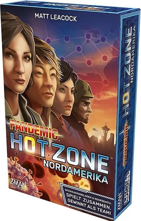 Z-Man Games Family game Pandemic Hot Zone: North America (German, 2 - 4 Players)