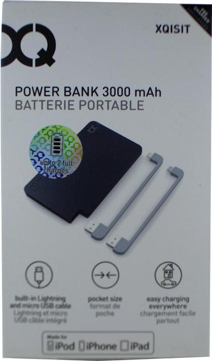 Produktbild Xqisit Power Bank (3000 mAh, 11.10 Wh)