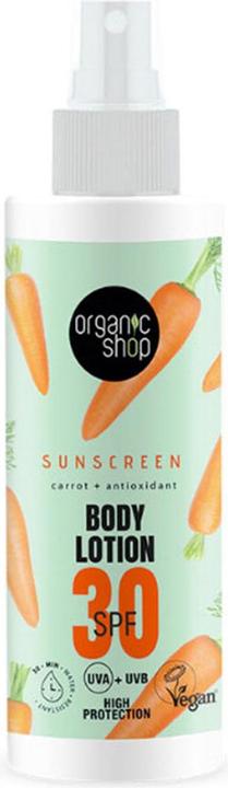 Image du produit Organic Shop Lotion solaire pour le corps 30 SPF 150ml (Lotion solaire, SPF 30, 150 ml)