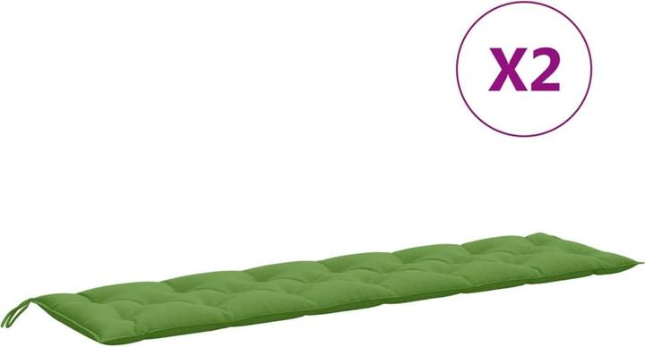 Immagine prodotto VidaXL Cuscini per panca da giardino 2 pezzi in tessuto (200 x 50 x 7 cm)