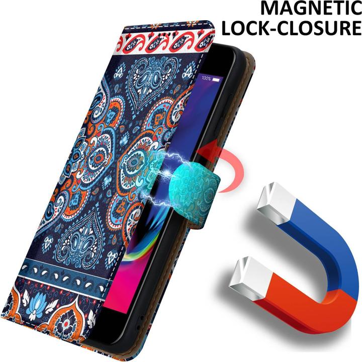 Actual product image Cadorabo Book cover with print (Apple iPhone 7 Plus, Apple iPhone 7s Plus)