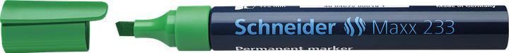 Actual product image Schneider Maxx 233 permanent marker Line width: 1-5 mm Ink colour: green