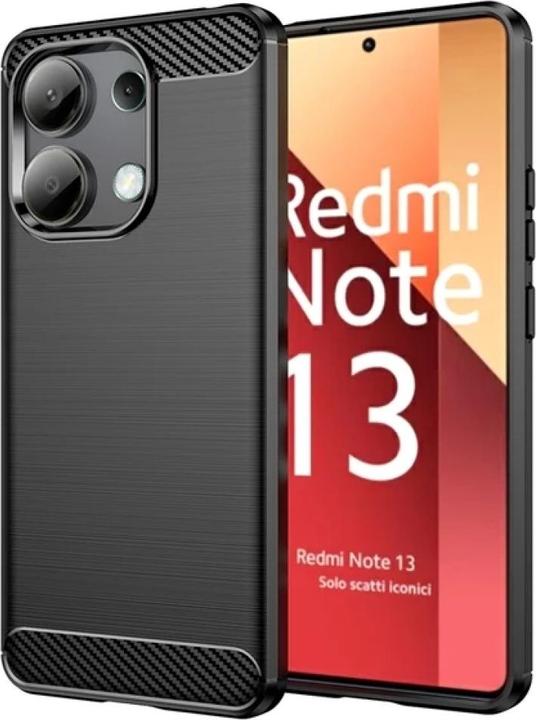 Actual product image Screenguard Carbon Brushed Case (Xiaomi Redmi Note 13 Pro 4G)