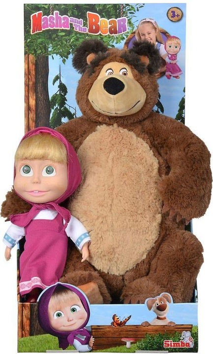 Produktbild Simba Mascha und der Bär Set (23 cm)