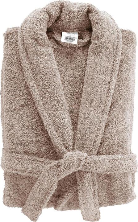 Douceur D'intérieur Schalkragen-Bademantel, taupe, Einheitsgrösse, Frot (One Size)