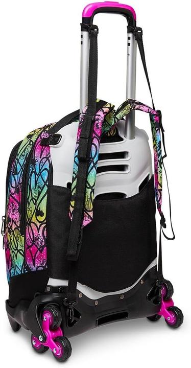 Actual product image Seven Three-Way Trolley Backpack with Removable Wheels and Adjustable Handle