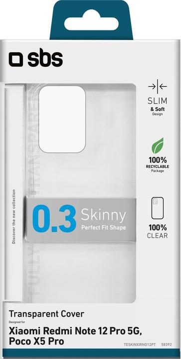 Actual product image SBS Cover (Xiaomi Redmi Note 12 Pro 5G, Xiaomi Poco X5 Pro)