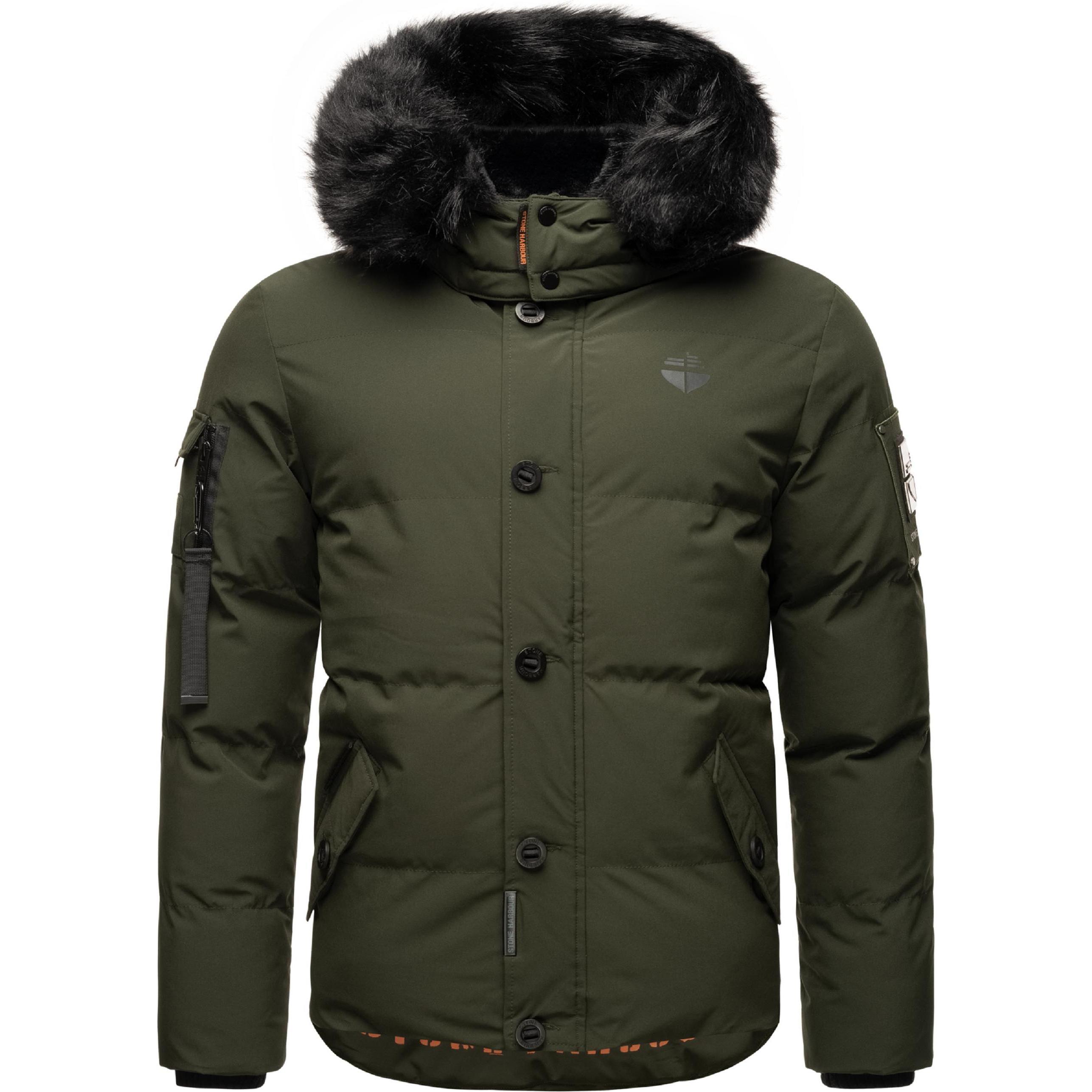 Stone Harbour, Herren, Jacke, Halvaar (XXL), Grün, XXL