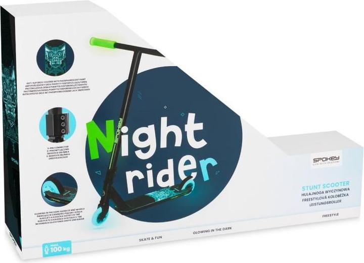 Produktbild Spokey Night Rider Jr Stunt-Scooter
