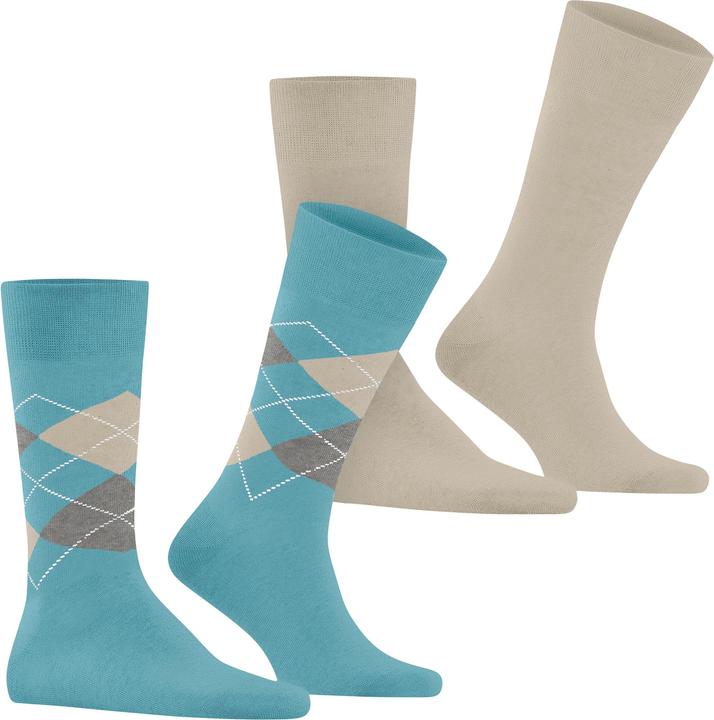Produktbild Burlington Everyday Argyle Mix (x2) (2er Pack, 40 - 46)