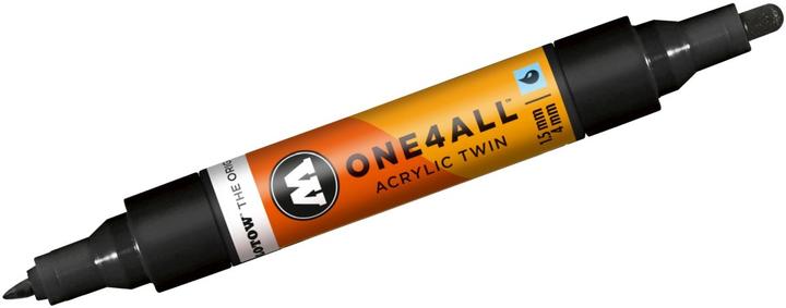 Produktbild Molotow Acrylic Twin signalschwarz (Signalschwarz, 4 mm, 1 x)
