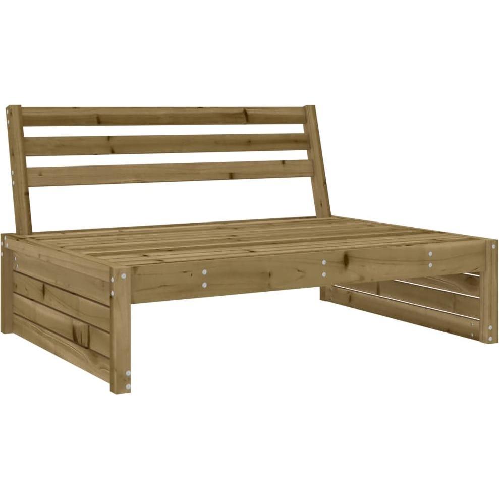 VidaXL, Gartenlounge, Garten-Mittelsofa 120x80 cm Kiefernholz
