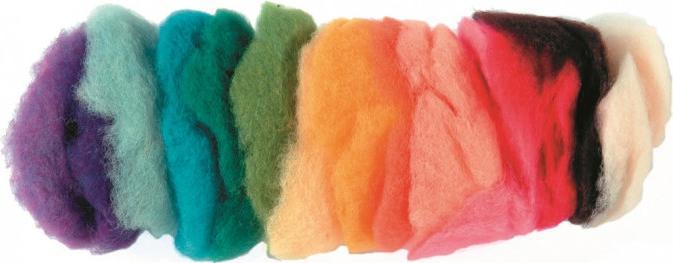 Glorex Schapenwol 10x10g mix