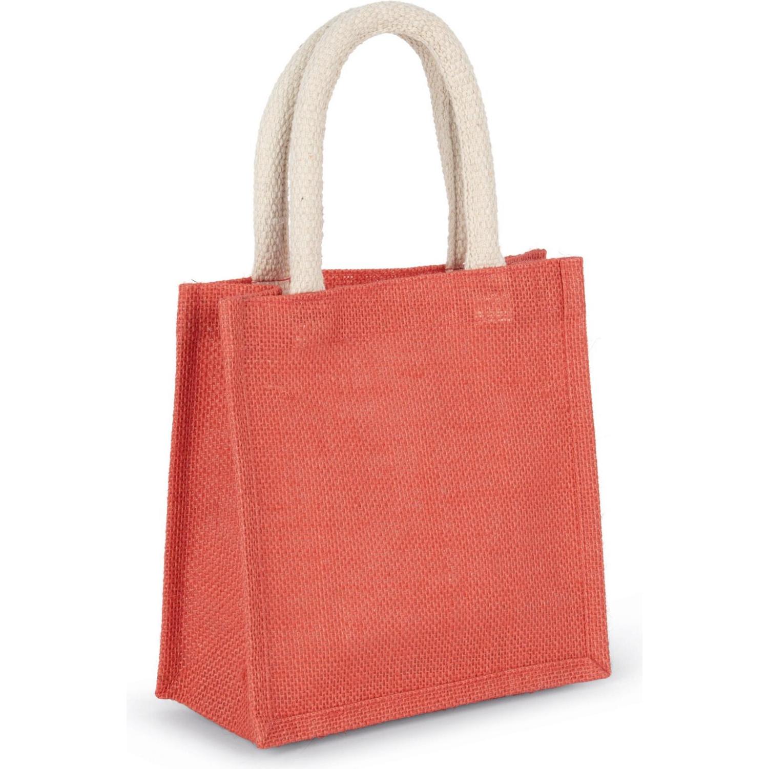 Thumbnail - Kimood, Einkaufshilfe, Einkaufstasche aus Jutegewebe - kleines Modell, Orange