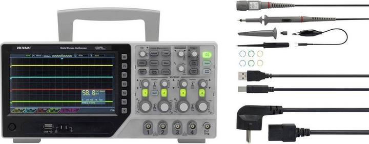 Produktbild Voltcraft 4-Kanal Speicheroszilloskop 1000 Serie (CAT II 300V, Oszilloskop)