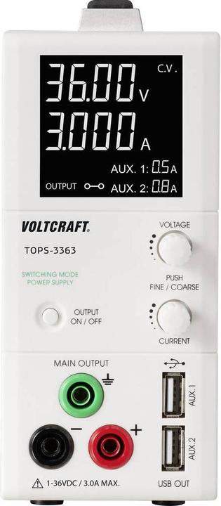Voltcraft Laboratory power supply, adjustable TO