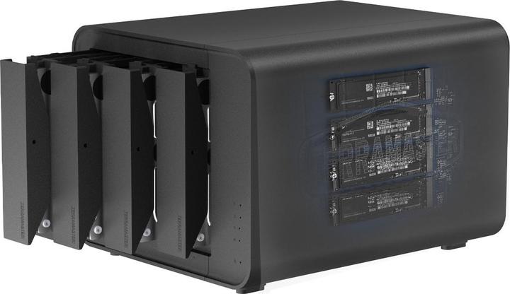 Actual product image Terramaster D8 Hybrid (2.5", 3.5", M.2 2280)
