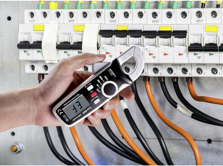 Produktbild Voltcraft AC-TrueRMS-Stromzange (CAT II 600V, CAT III 300V, Zangenstrommesser)