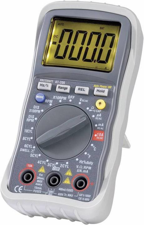Voltcraft Hand-held multimeter digital AT-200 (CAT III 600V)