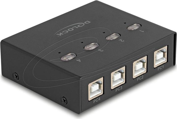 Produktbild Delock USB 2.0 Switch für 4 PC an 4 Geräte