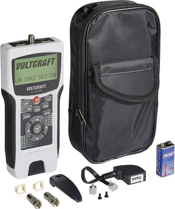 Productafbeelding Voltcraft CT-20TDR Kabeltester Geschikt
