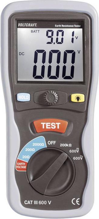 Productafbeelding Voltcraft Aardingsmeter ET-02 Calibri (CAT III 600V)