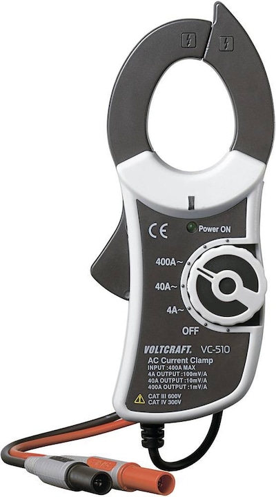 Voltcraft Stroomtang adapter VC-510 AC M (CAT III 600V)