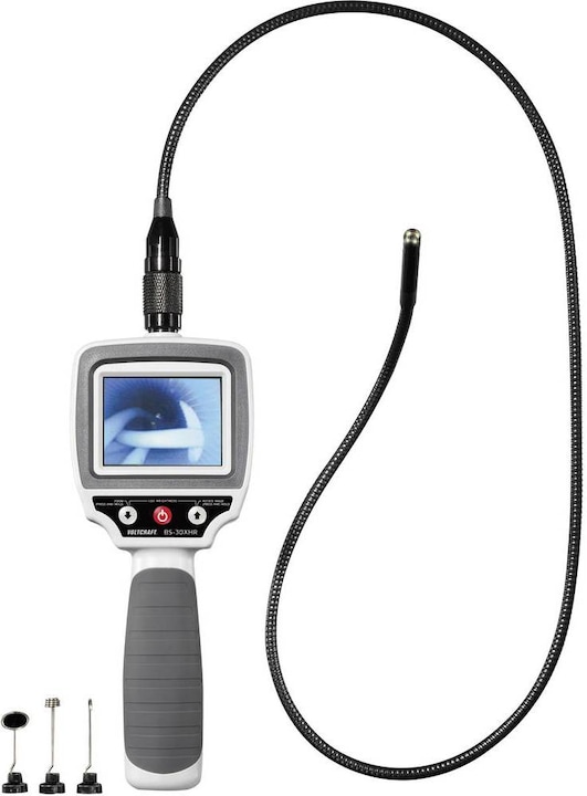Manual, Hook attachment, Mirror attachment, Suitcase, Magnet attachment, Camera probe 88 cm