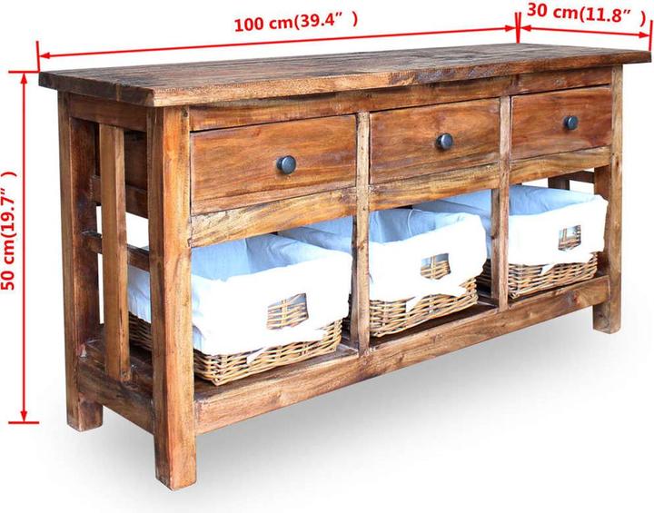 Produktbild vidaXL Sideboard (30 x 100 x 50 cm)